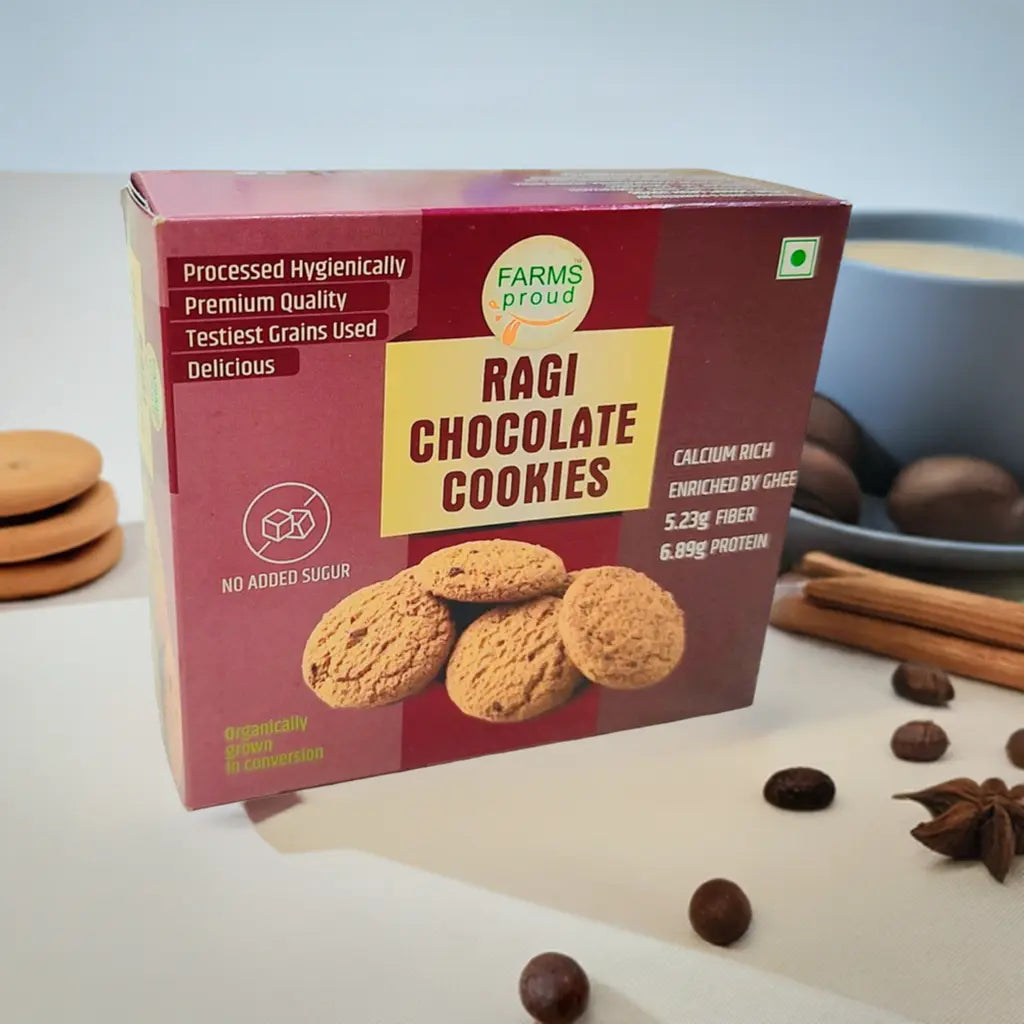 Ragi (Finger Millet) Chocolate Cookies