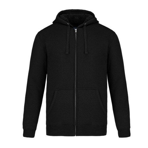 Organic Cotton Solid Relaxed Fit Zip-Through Hoodie