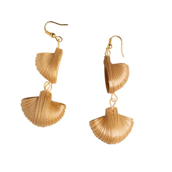 Double Layer Shell Earrings